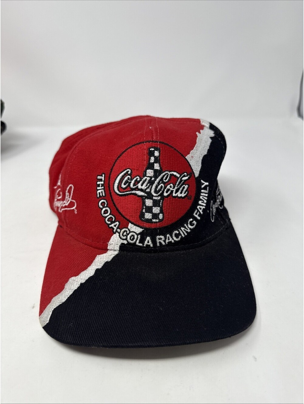 DALE EARNHARDT SR. AND JR. 1998 COCA COLA 600 VINTAGE SNAPBACK BALL CAP
